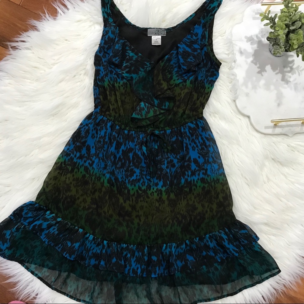 👗Fishbowl Clothing Blue and Green Dress